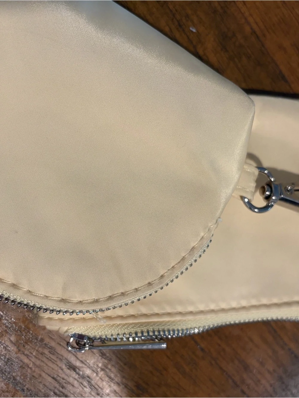Target Cream Two-Pouch Key & Card Holder with Strap